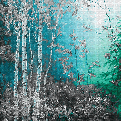 soave background animated autumn forest - GIF animé gratuit