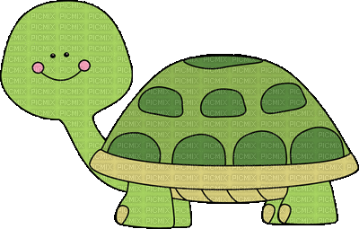 Turtle, turtle , cute , cartoon , animation , smile - Free animated GIF -  PicMix
