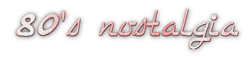 soave text 80's  nostalgia pink - zdarma png