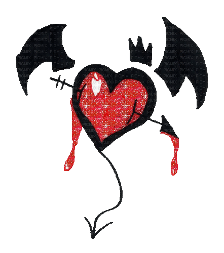 Emo Heart - Бесплатный анимированный гифка