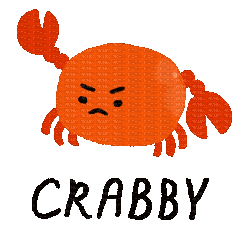 Angry Crab - Free animated GIF