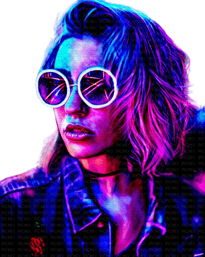 фиолетовый портрет - 無料png