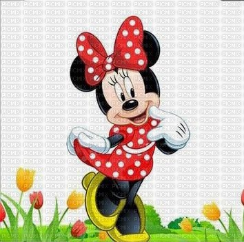 image encre bon anniversaire ink ivk multicolore fête à pois Minnie Disney edited by me - gratis png