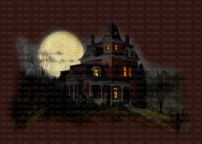 Haunted house mansion bp - Δωρεάν κινούμενο GIF