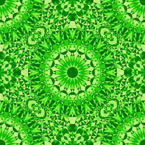 sm3 green animated mandala effect ink gif - Безплатен анимиран GIF
