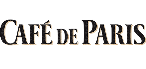 Paris Cafe Text - Bogusia - kostenlos png