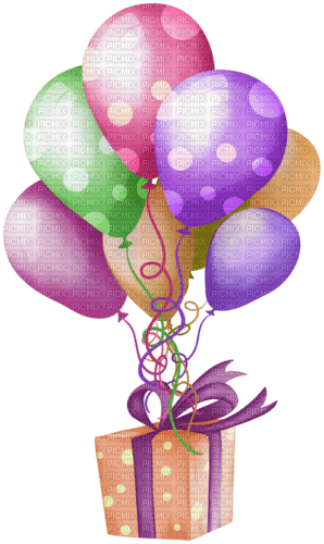 balloon birthday - 免费PNG