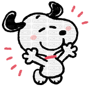 snoopy line sticker - Free PNG