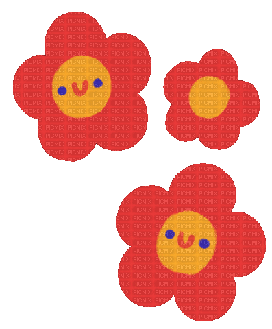 :) flower - Δωρεάν κινούμενο GIF