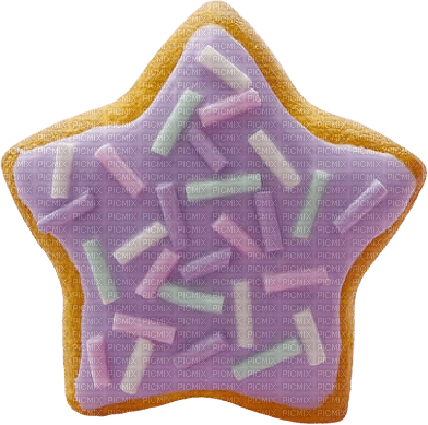 star cookie - 無料png