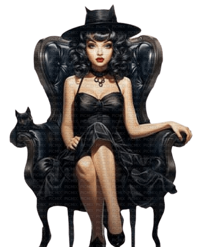 gothic, witch, fantasy - png gratis