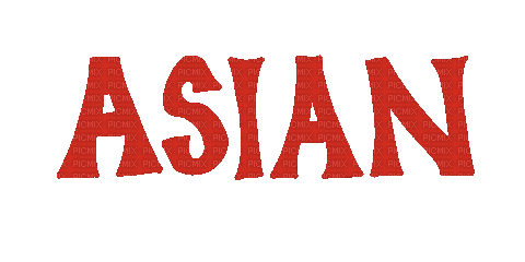Asian.Text.Red.Victoriabea - Ilmainen animoitu GIF