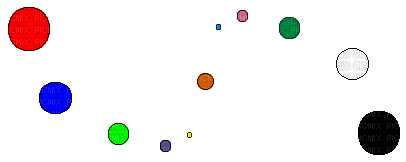 rainbow dots curve - 免费动画 GIF