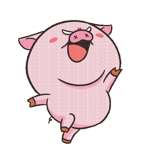 funny pig animated gif - GIF animado gratis