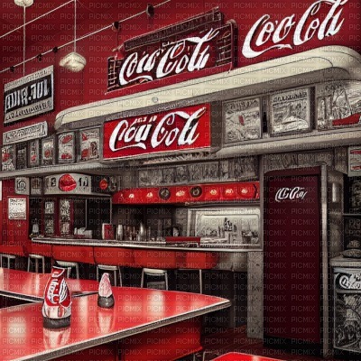 Coca Cola Cafe - 無料png