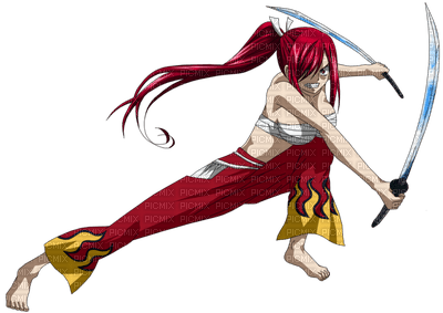 Erza Scarlet laurachan fairy tail - бесплатно png