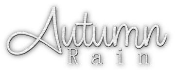soave text autumn rain  white - PNG gratuit