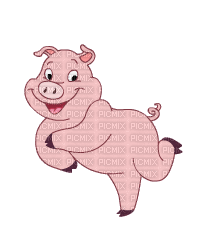 cochon joyeux - Bezmaksas animēts GIF