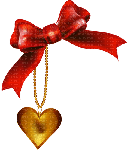 Valentine's.Heart.gold.Victoriabea - kostenlos png