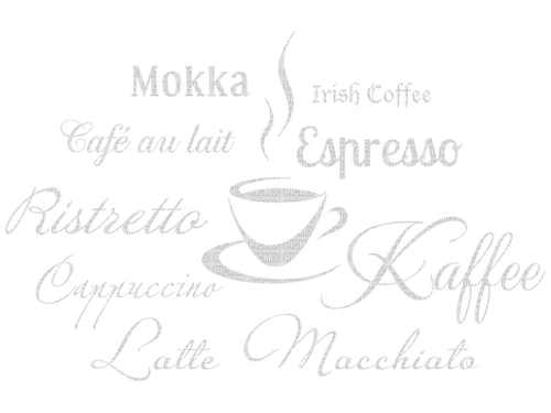 text coffee - Free PNG