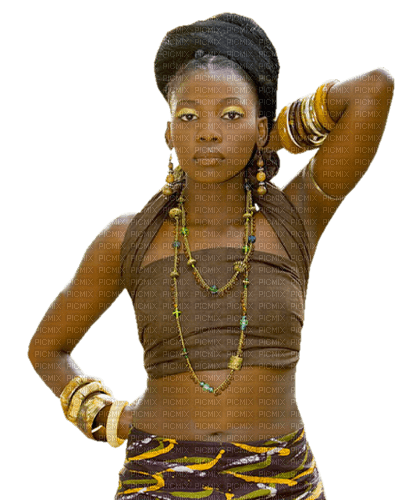 dolceluna woman african summer - PNG gratuit