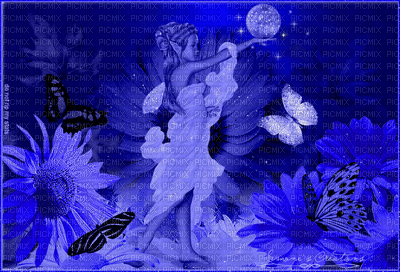 femme papillion - Darmowy animowany GIF