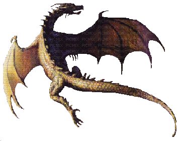dragon vole - Zdarma animovaný GIF