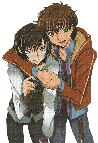 Lelouch and Suzaku - PNG gratuit