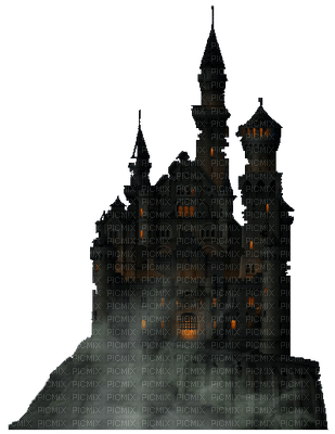 haunted castle - ücretsiz png