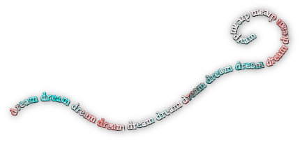 soave text dream pink teal - zadarmo png