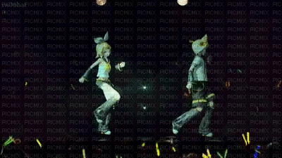 Rin et Len Kagamine - Free animated GIF