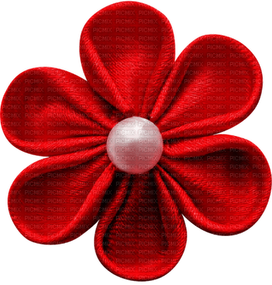 red-flower-deco-minou52 - png gratuito