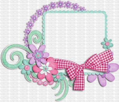 FRAME CUTE PINK G - Free PNG