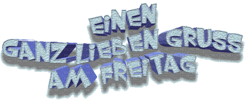 freitag - Бесплатный анимированный гифка