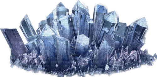 Cristal bleu - PNG gratuit