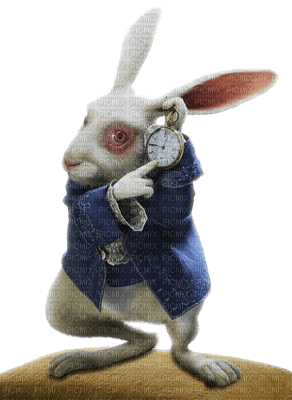 alice in wonderland rabbit clock