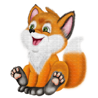 Kaz_Creations Cute Foxes Fox - бесплатно png
