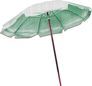 soave deco summer beach umbrella pink green - PNG gratuit
