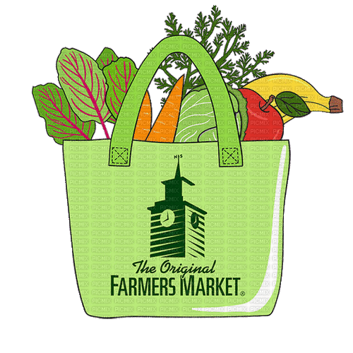 Vegetables.Farm.Bag.sac.green.Victoriabea - GIF animé gratuit