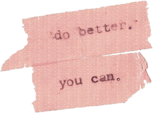 Do better You can ❤️ elizamio - zadarmo png