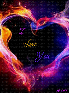 I love you -heart animated-Abuepita - Δωρεάν κινούμενο GIF