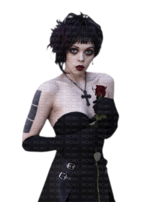 Kaz_Creations Woman Femme Gothic - png gratis
