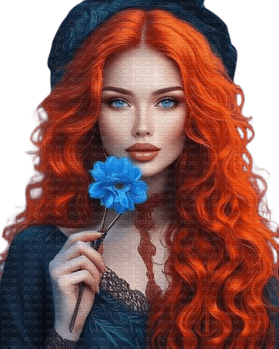 loly33 femme rousse - 免费PNG