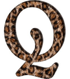 Lettre Q. Leopard - Free PNG