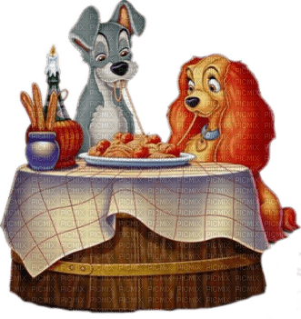 Lady and the tramp - png ฟรี