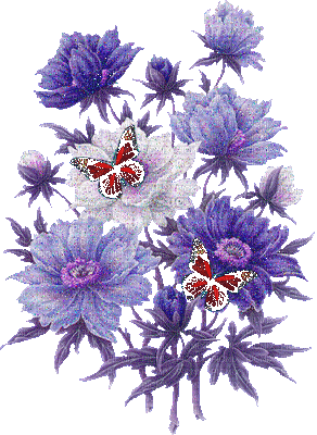 fleur bleu.Cheyenne63 - Безплатен анимиран GIF