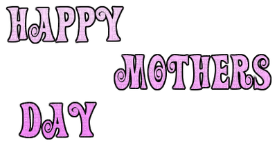 happy mothers day text pink - zdarma png