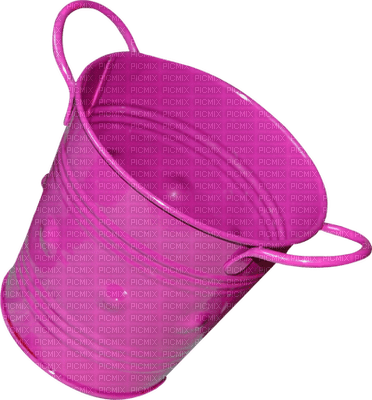 Kaz_Creations Deco Scrap Pink  Colours Bucket Pail - Free PNG