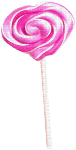 Heart.Lollipop.White.Pink - png gratuito