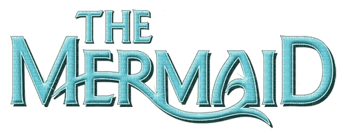 The Mermaid.Text.Blue.deco.Victoriabea - Free PNG